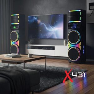 اسپیکر دوقلو میکرولب مدل DJ-X431