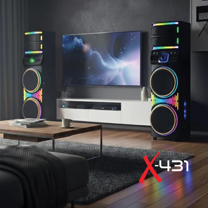اسپیکر دوقلو میکرولب مدل DJ-X431
